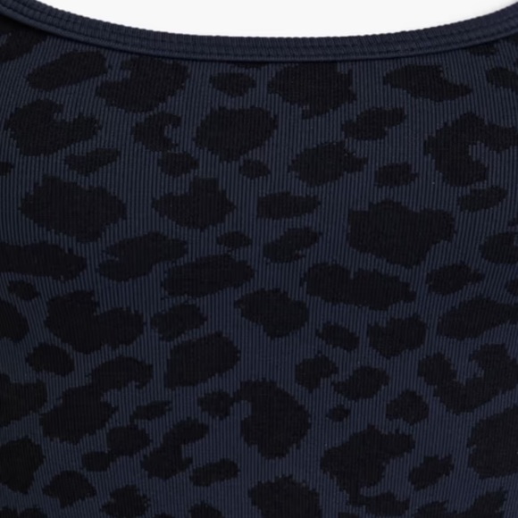 NWT KORAL Activewear Duplo Seamless Bra Leopard Print Navy Blazer - Picture 16 of 16